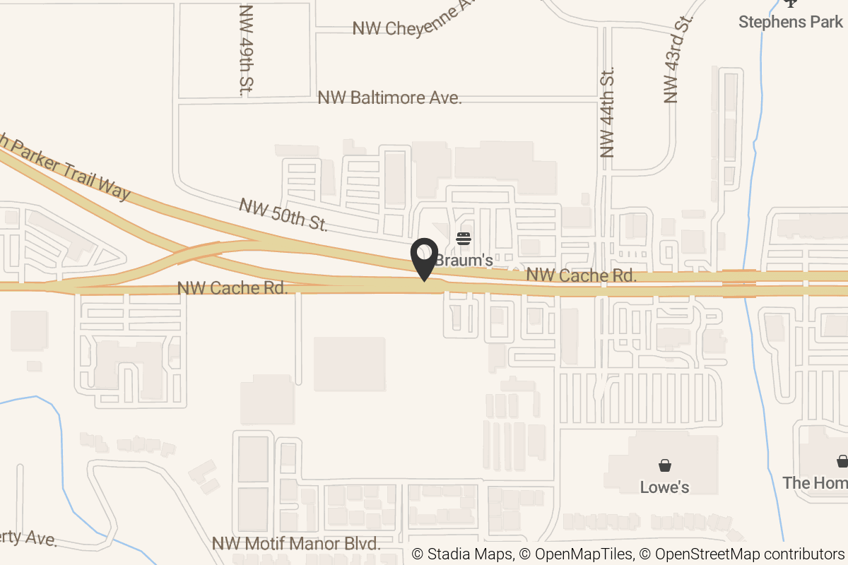 Map with location marker