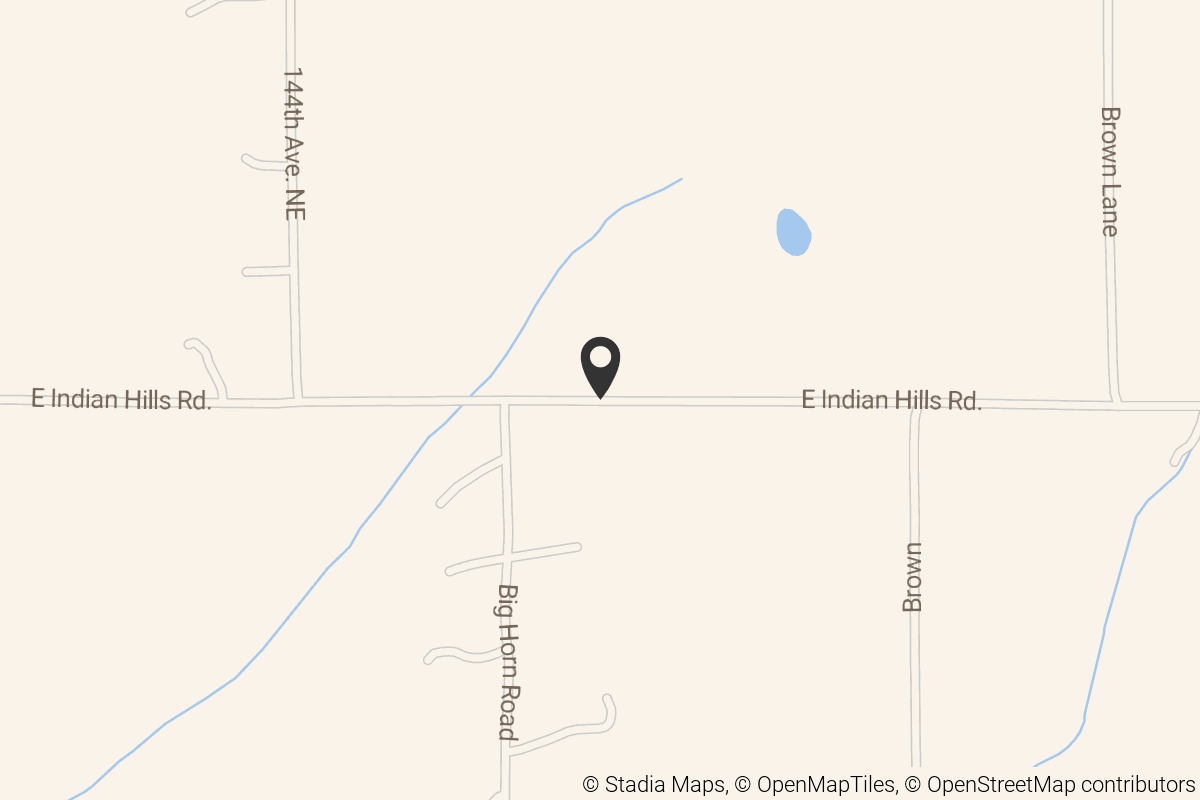 Map with location marker