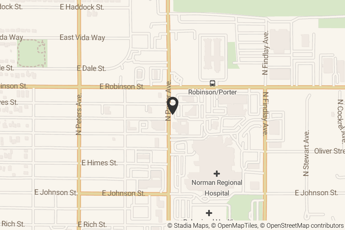 Map with location marker