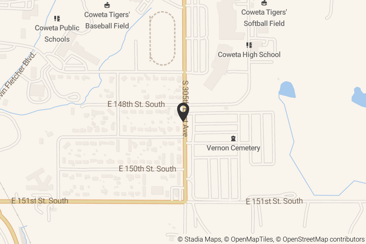 Map with location marker