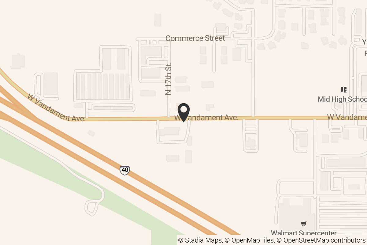 Map with location marker