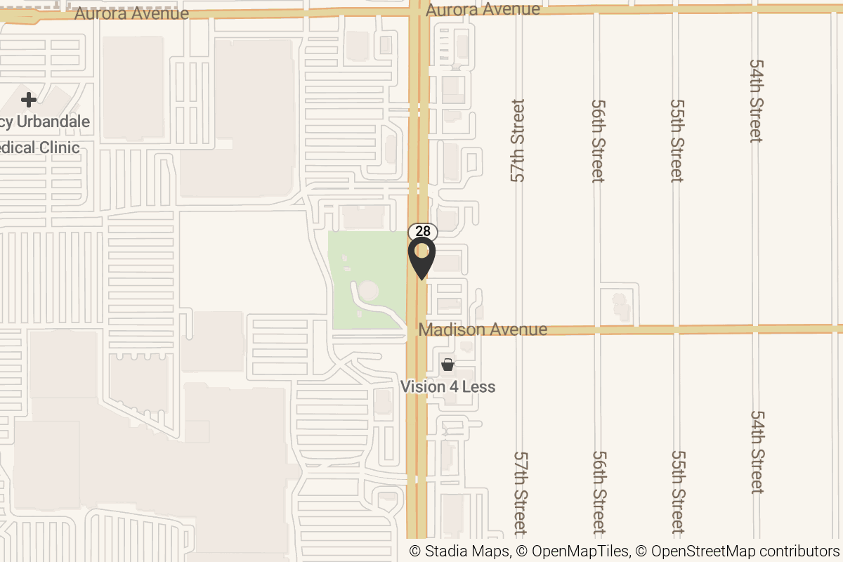 Map with location marker