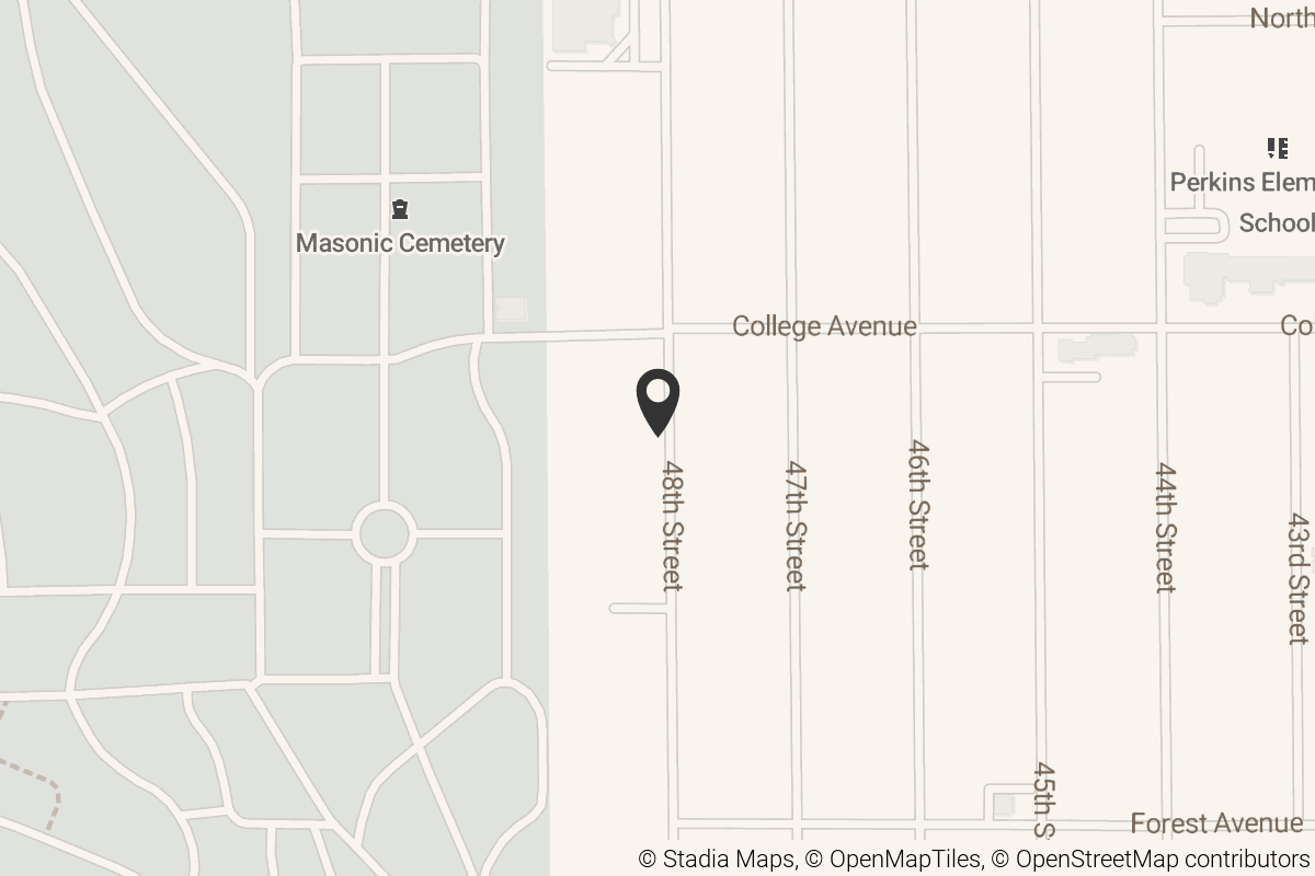 Map with location marker