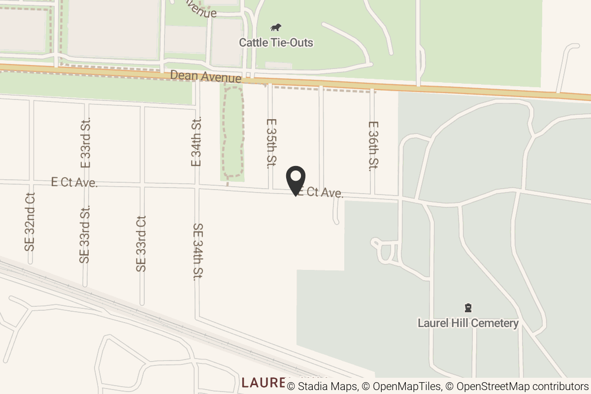 Map with location marker