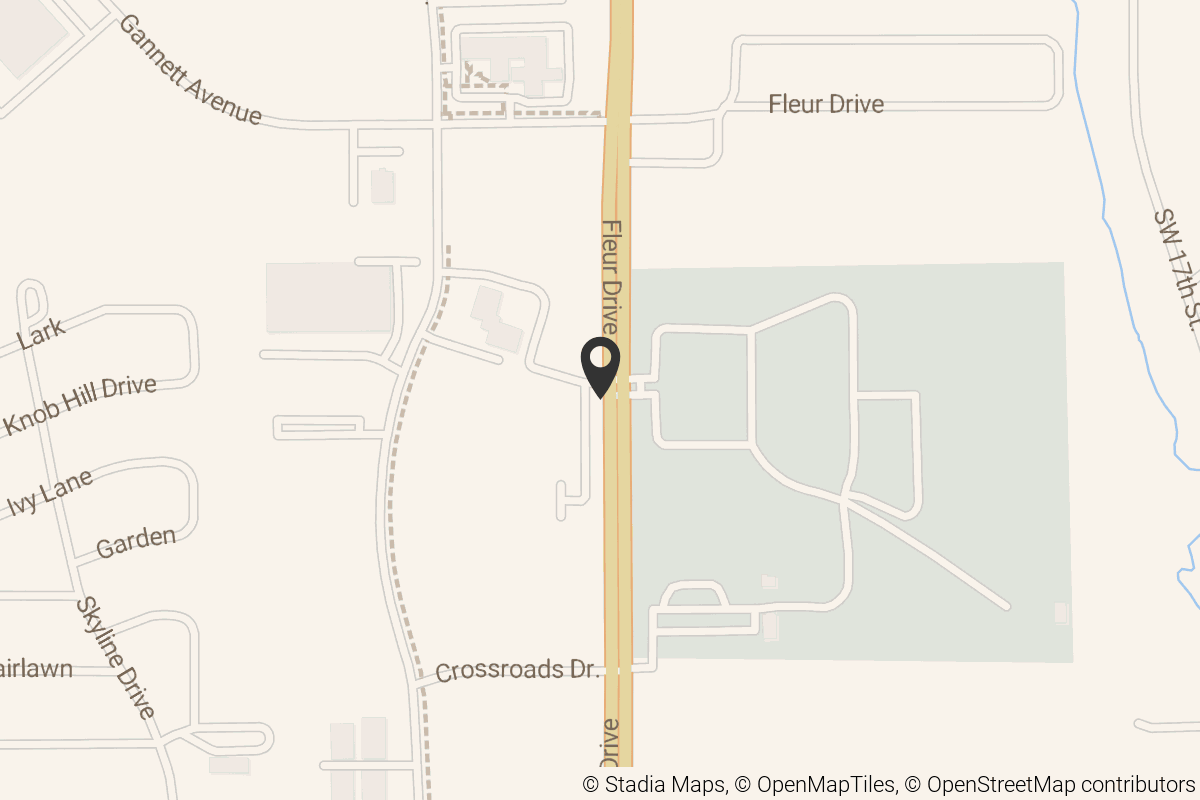 Map with location marker