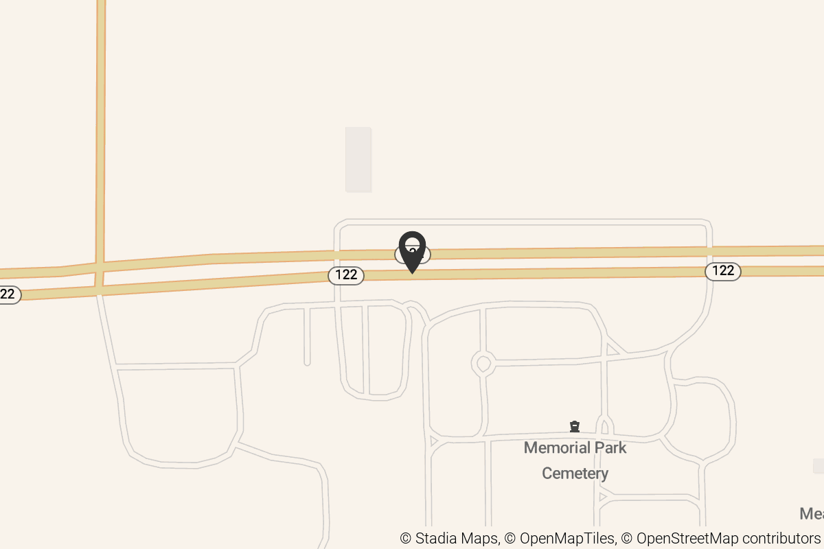 Map with location marker