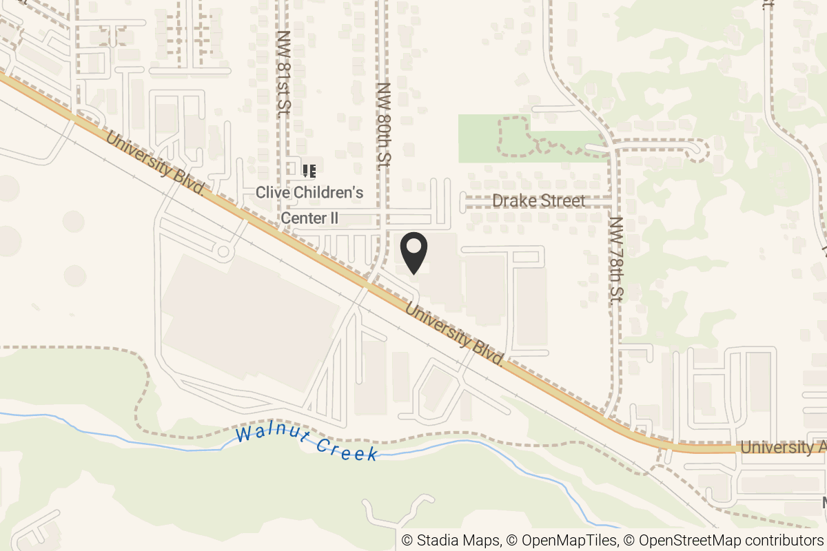 Map with location marker