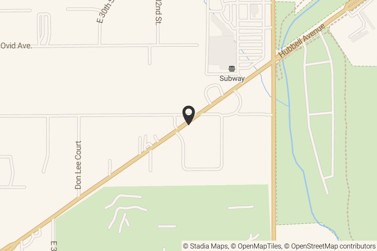 Map with location marker