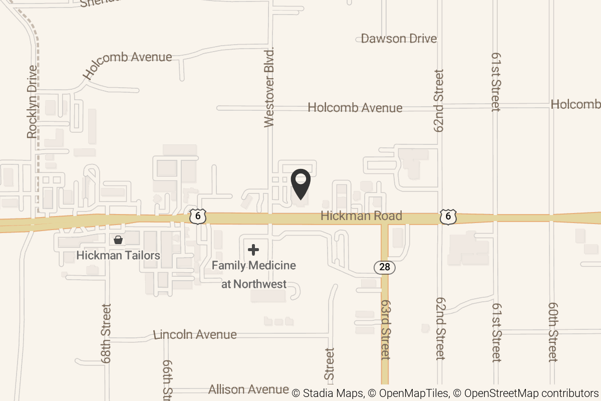 Map with location marker