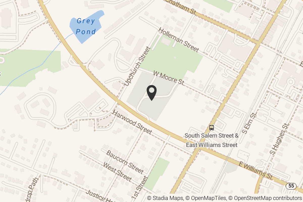 Map with location marker