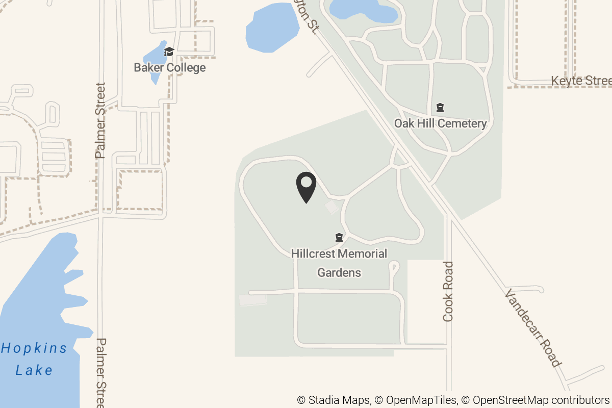 Map with location marker