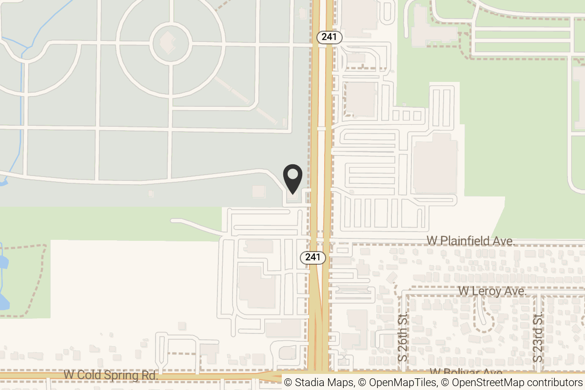 Map with location marker