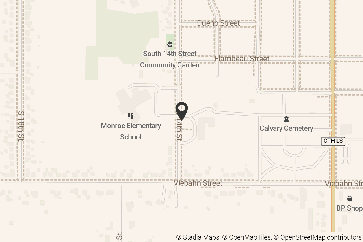 Map with location marker