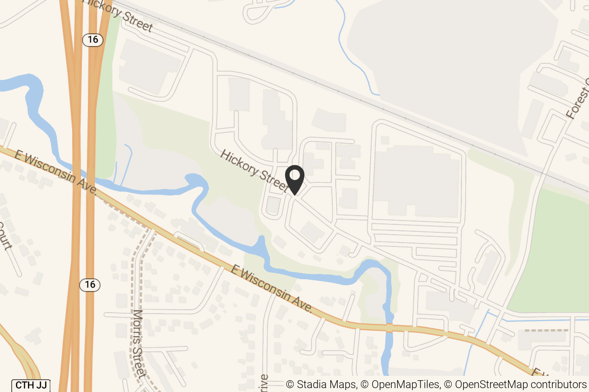 Map with location marker