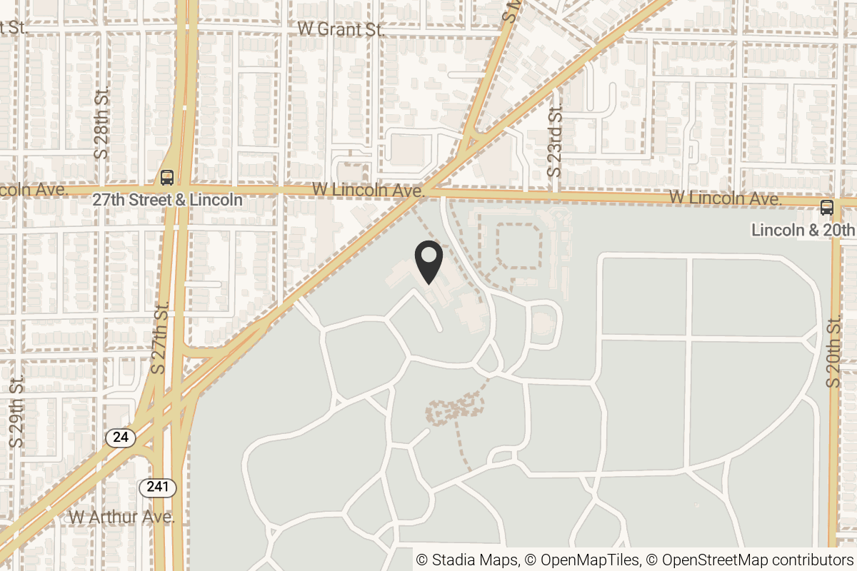 Map with location marker