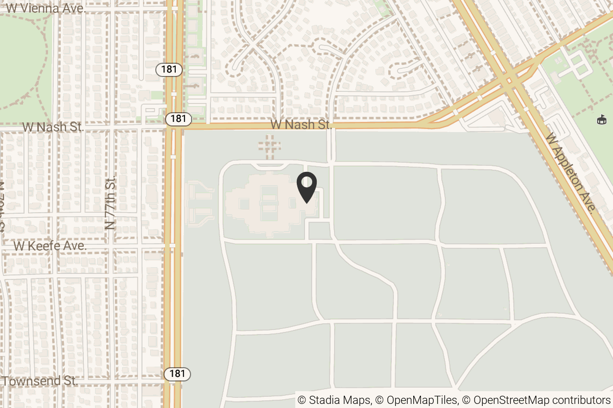 Map with location marker