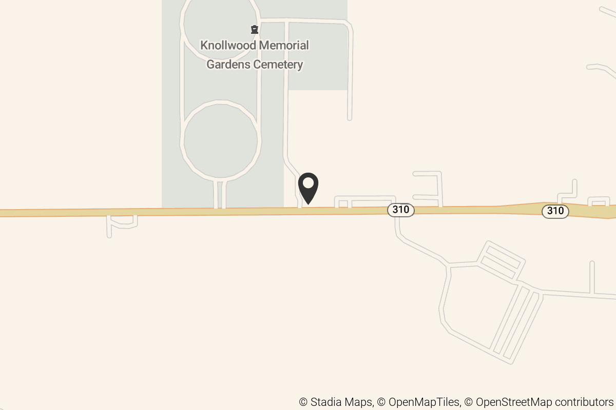 Map with location marker