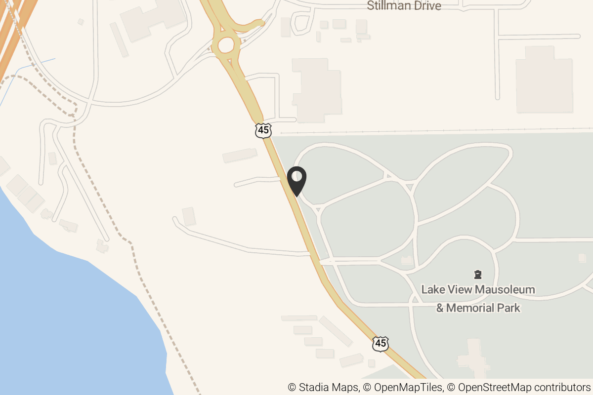 Map with location marker