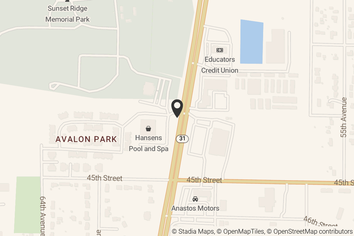 Map with location marker