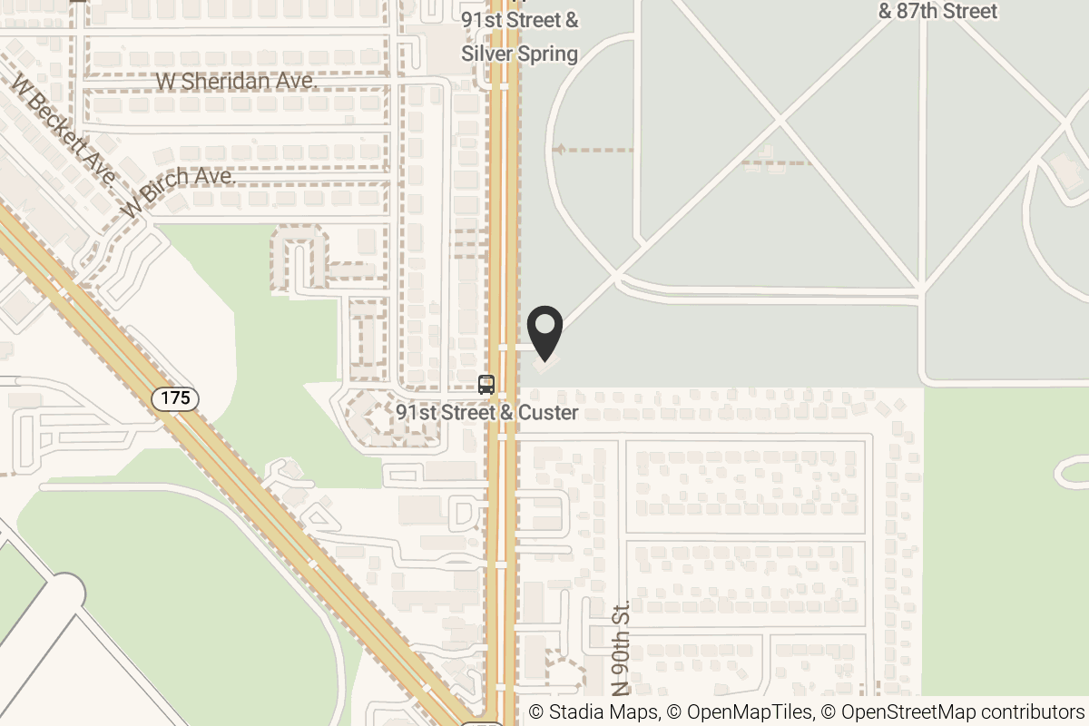 Map with location marker