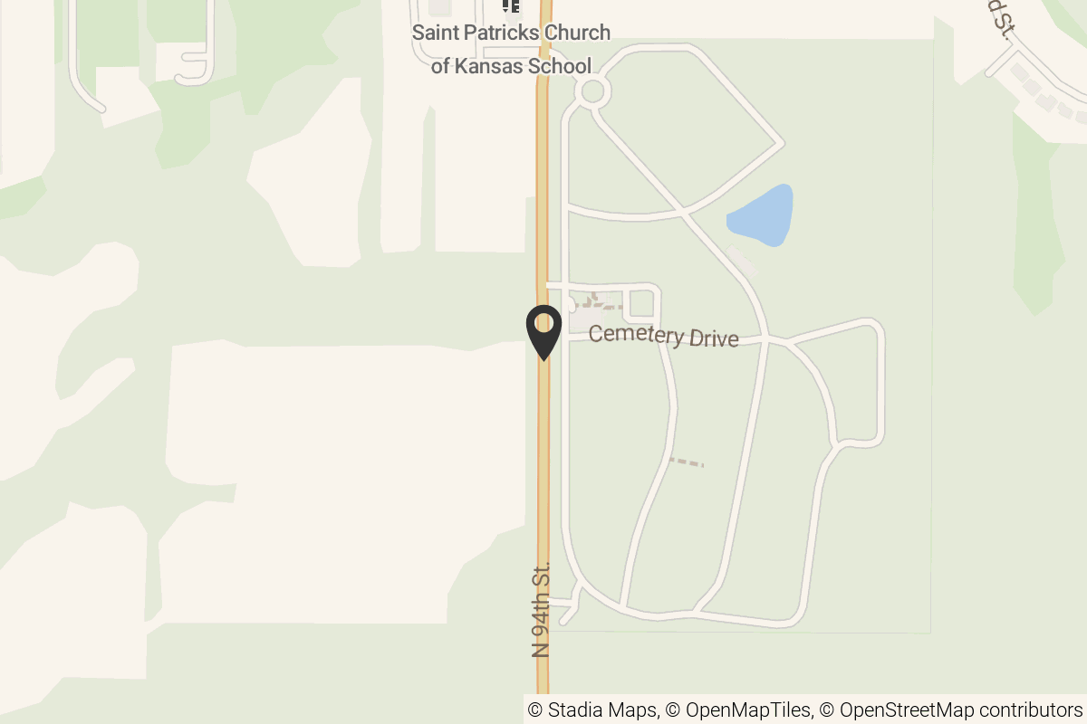 Map with location marker