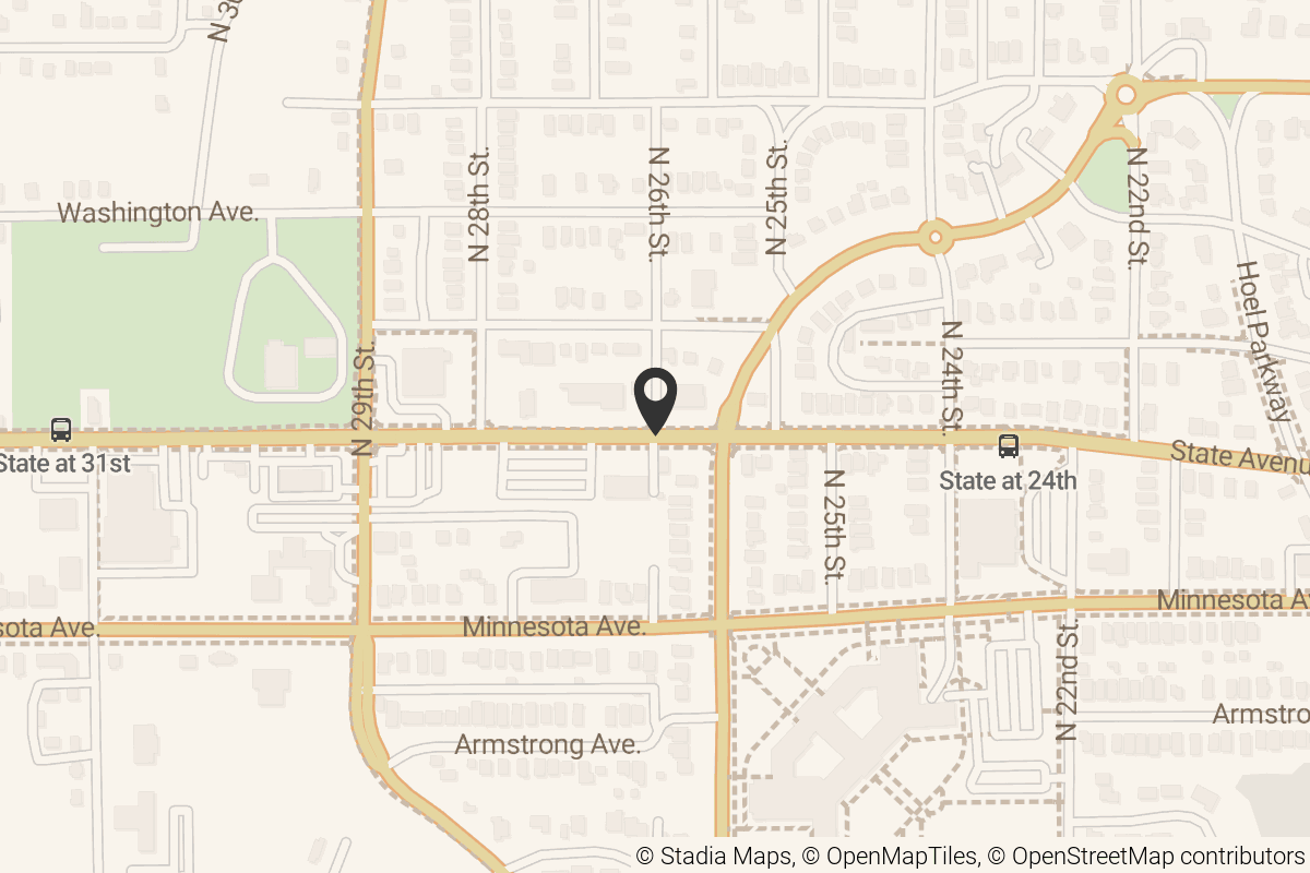 Map with location marker