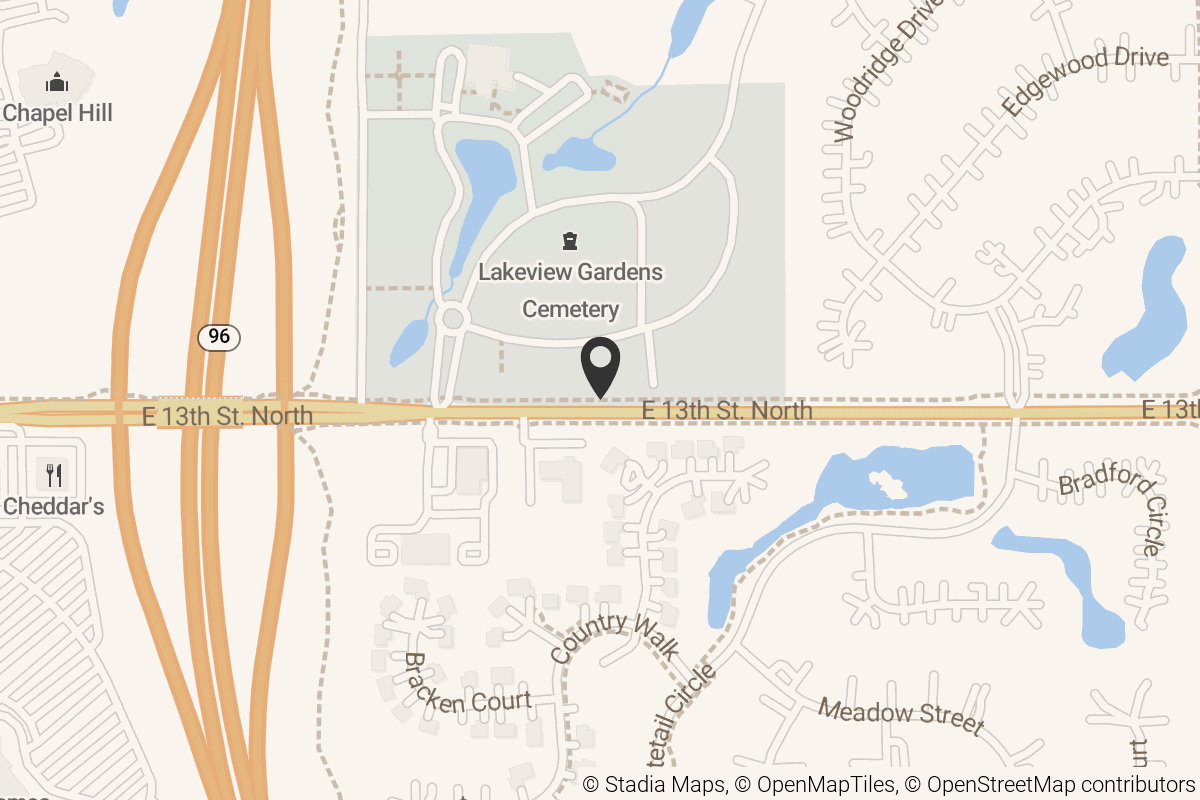 Map with location marker