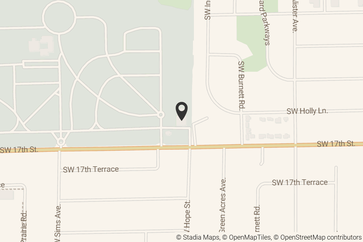 Map with location marker