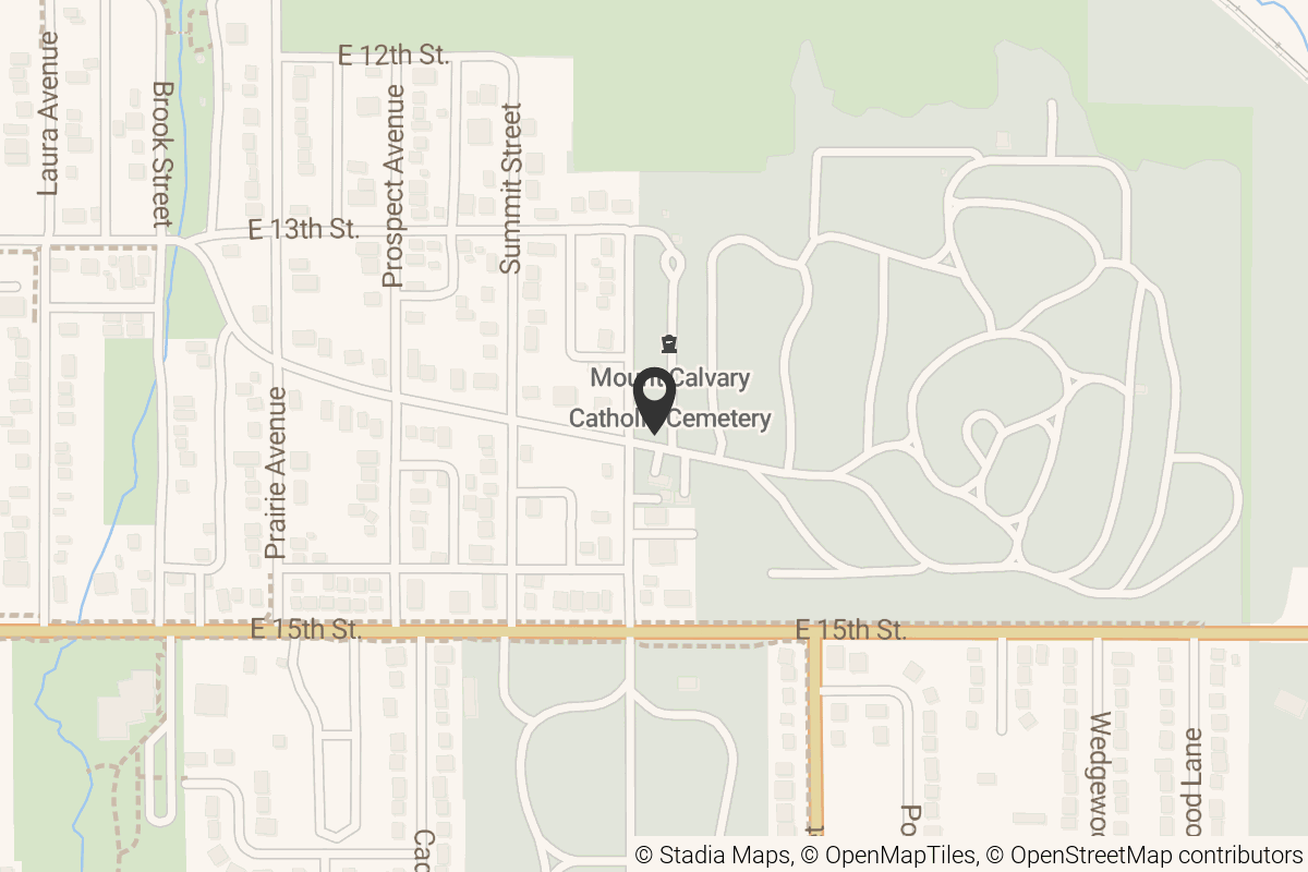 Map with location marker