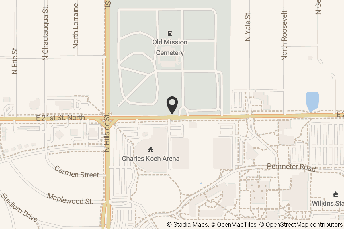 Map with location marker