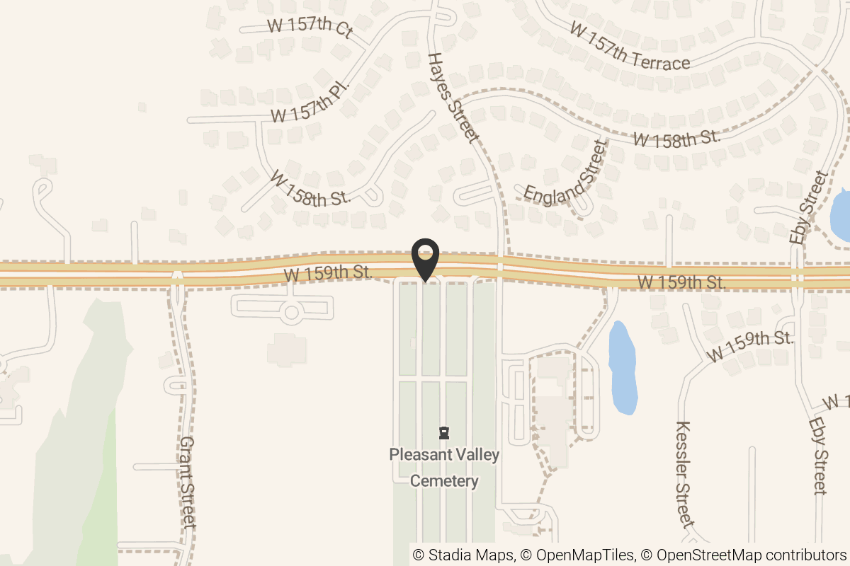 Map with location marker