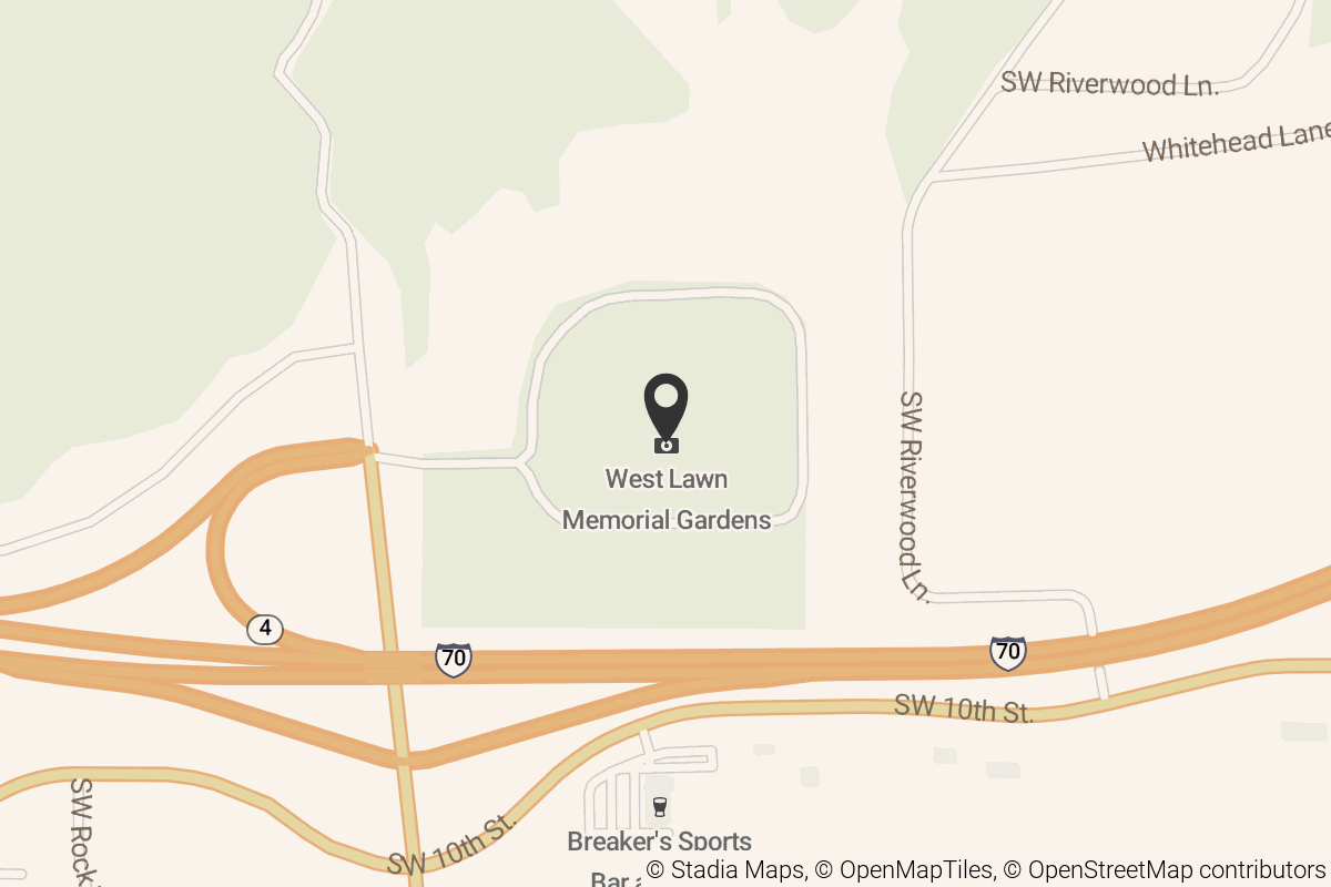 Map with location marker