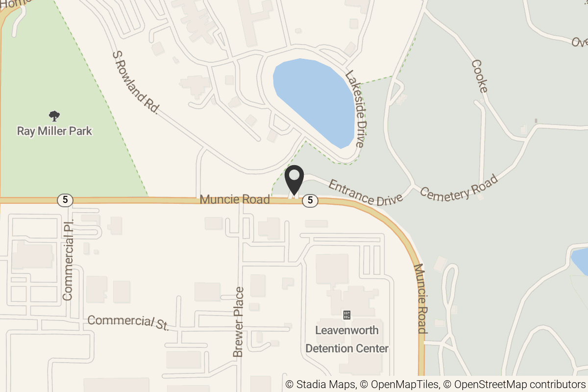 Map with location marker