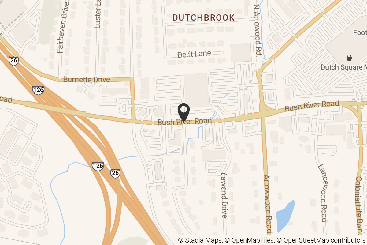 Map with location marker