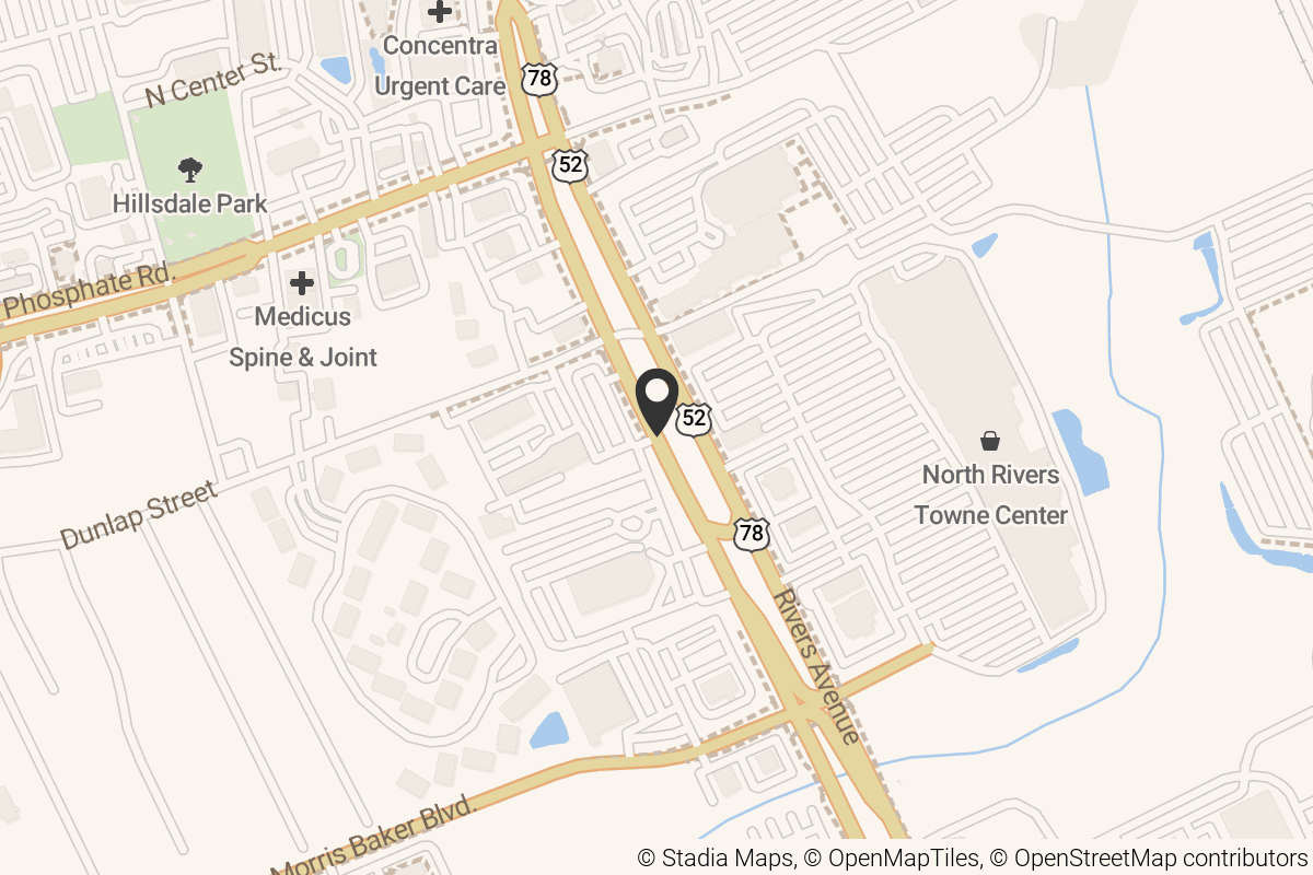 Map with location marker