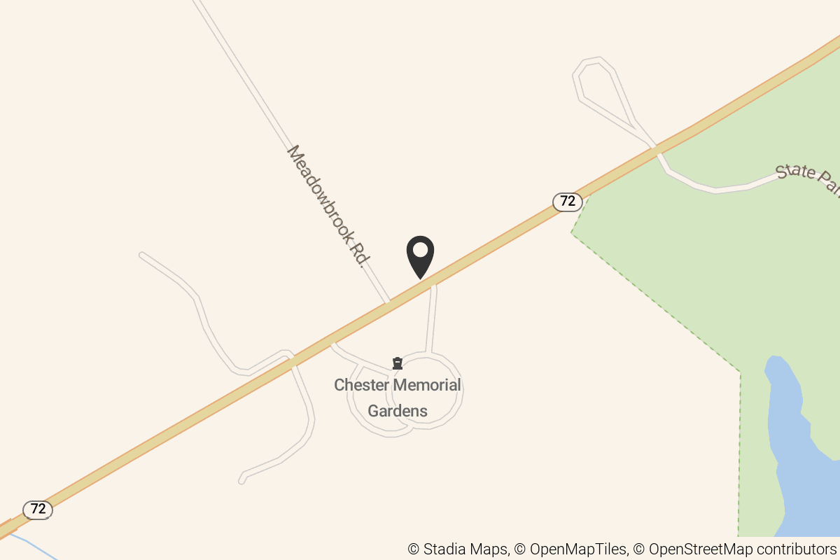 Map with location marker