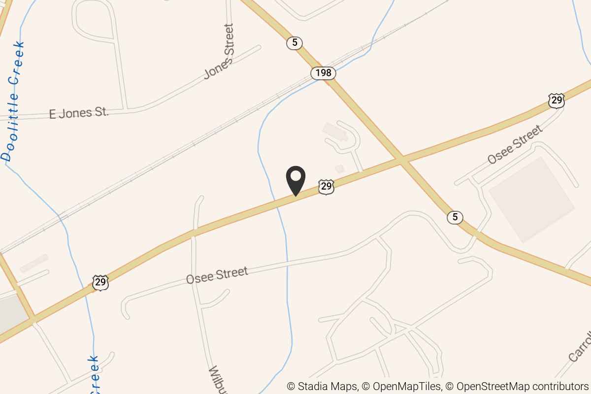 Map with location marker