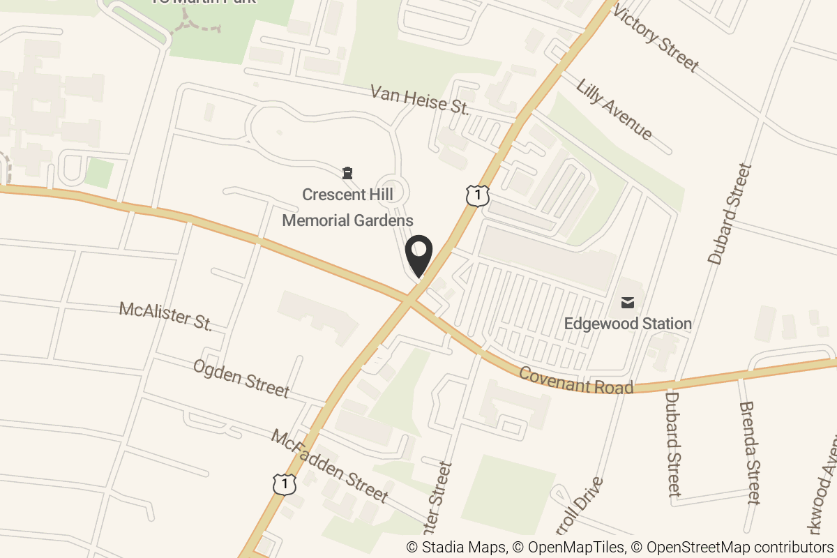 Map with location marker