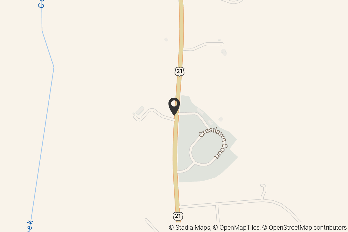 Map with location marker