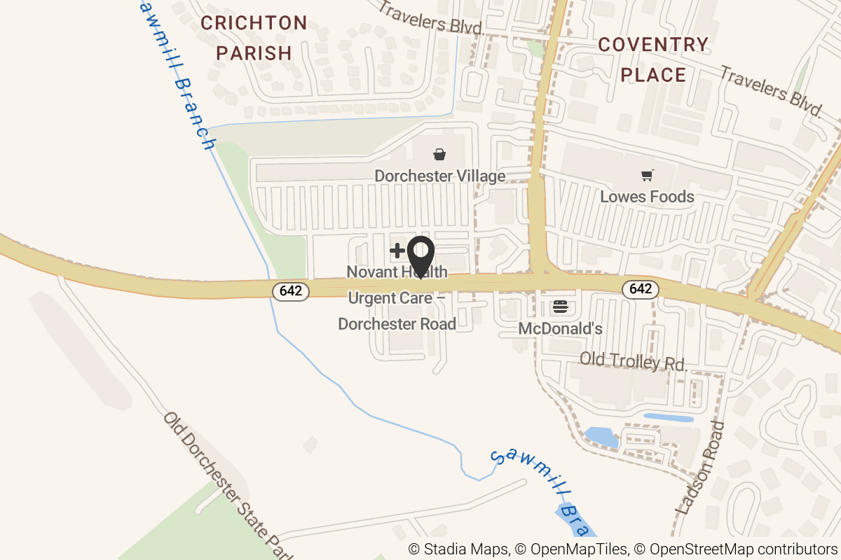 Map with location marker