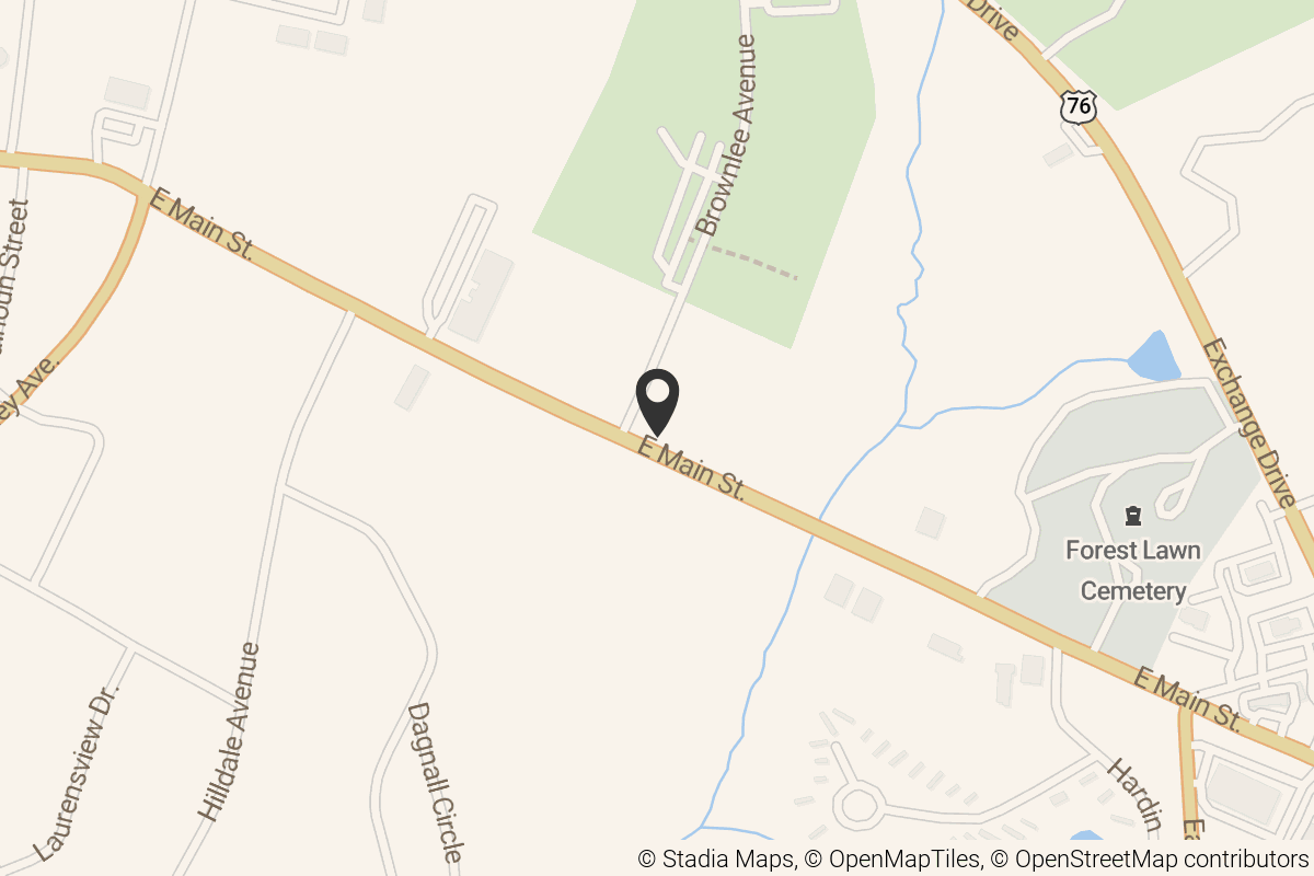 Map with location marker