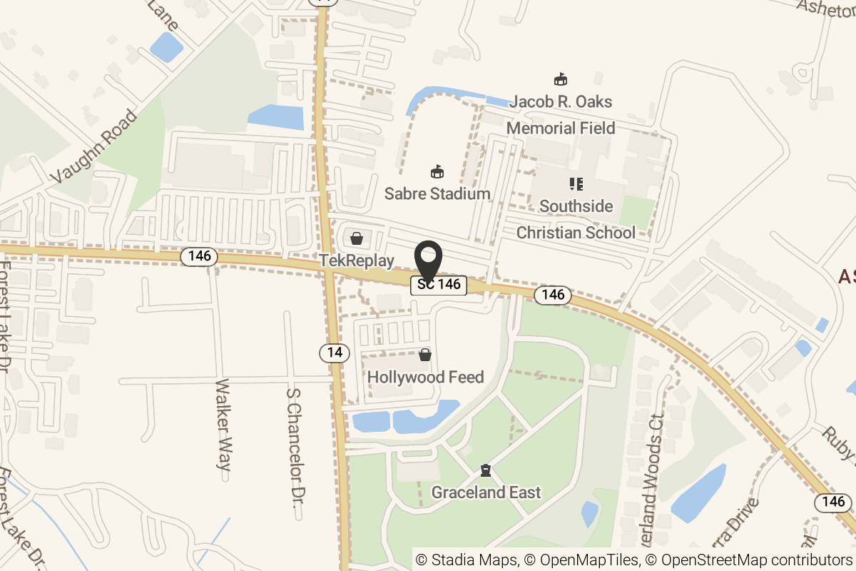 Map with location marker