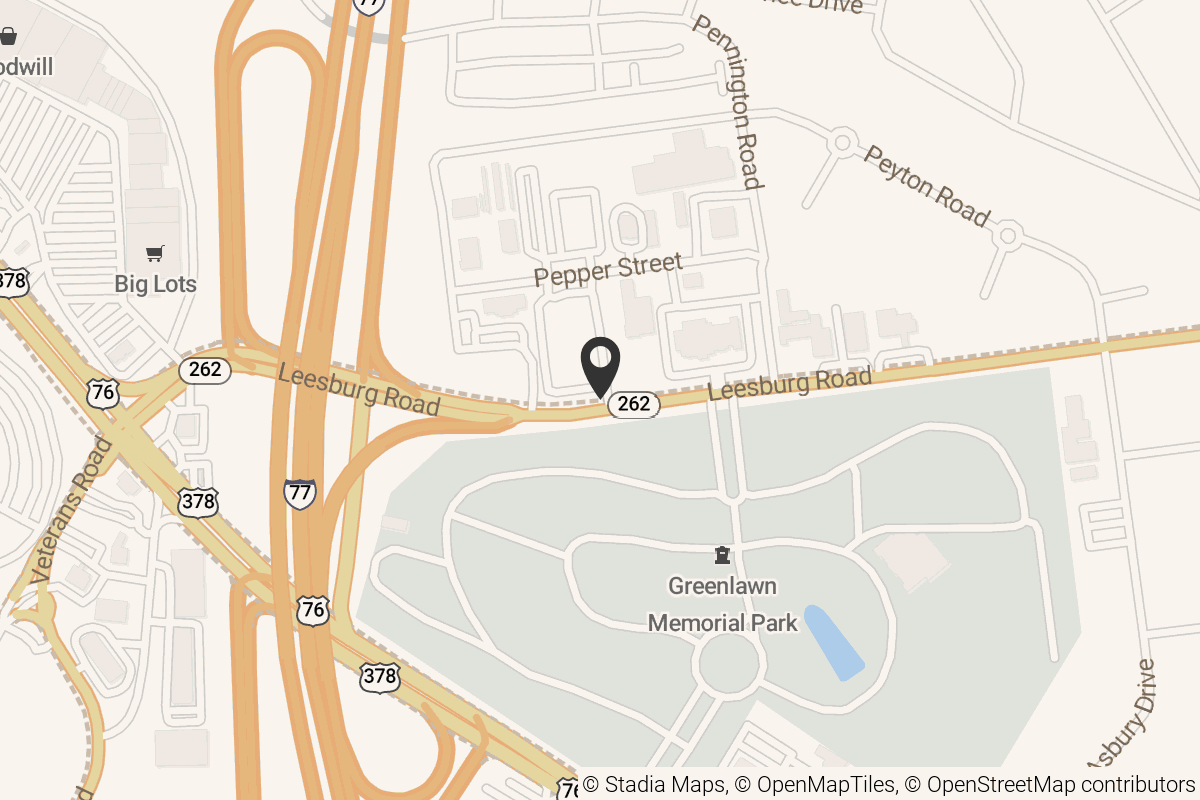 Map with location marker