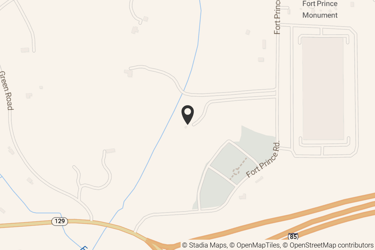 Map with location marker