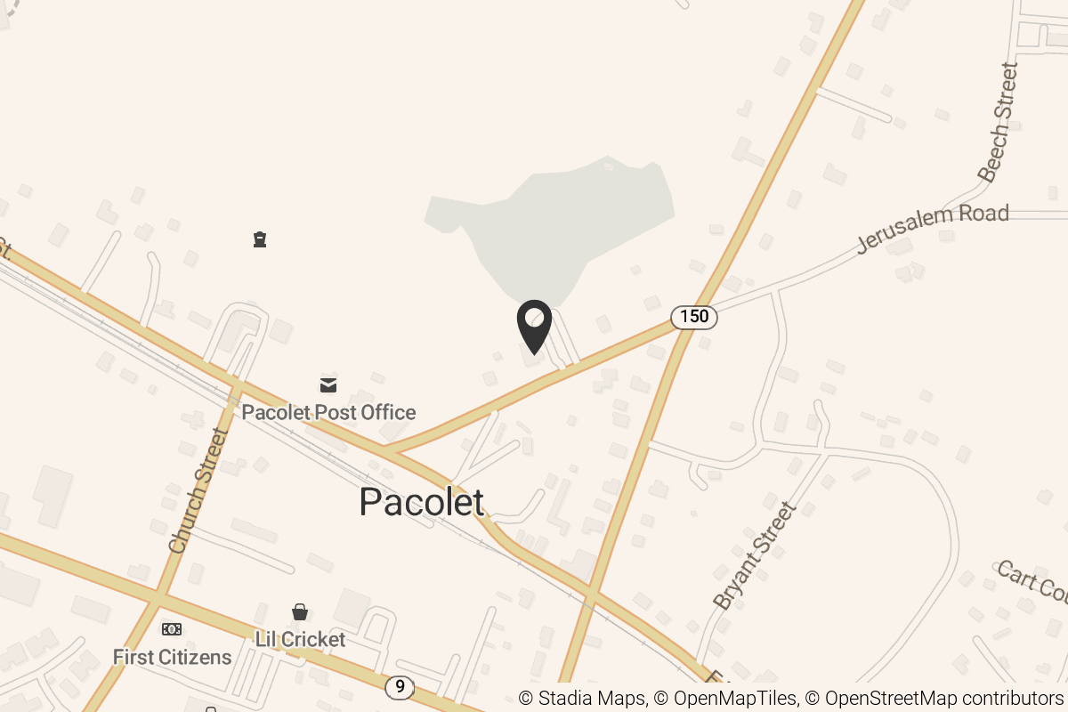 Map with location marker