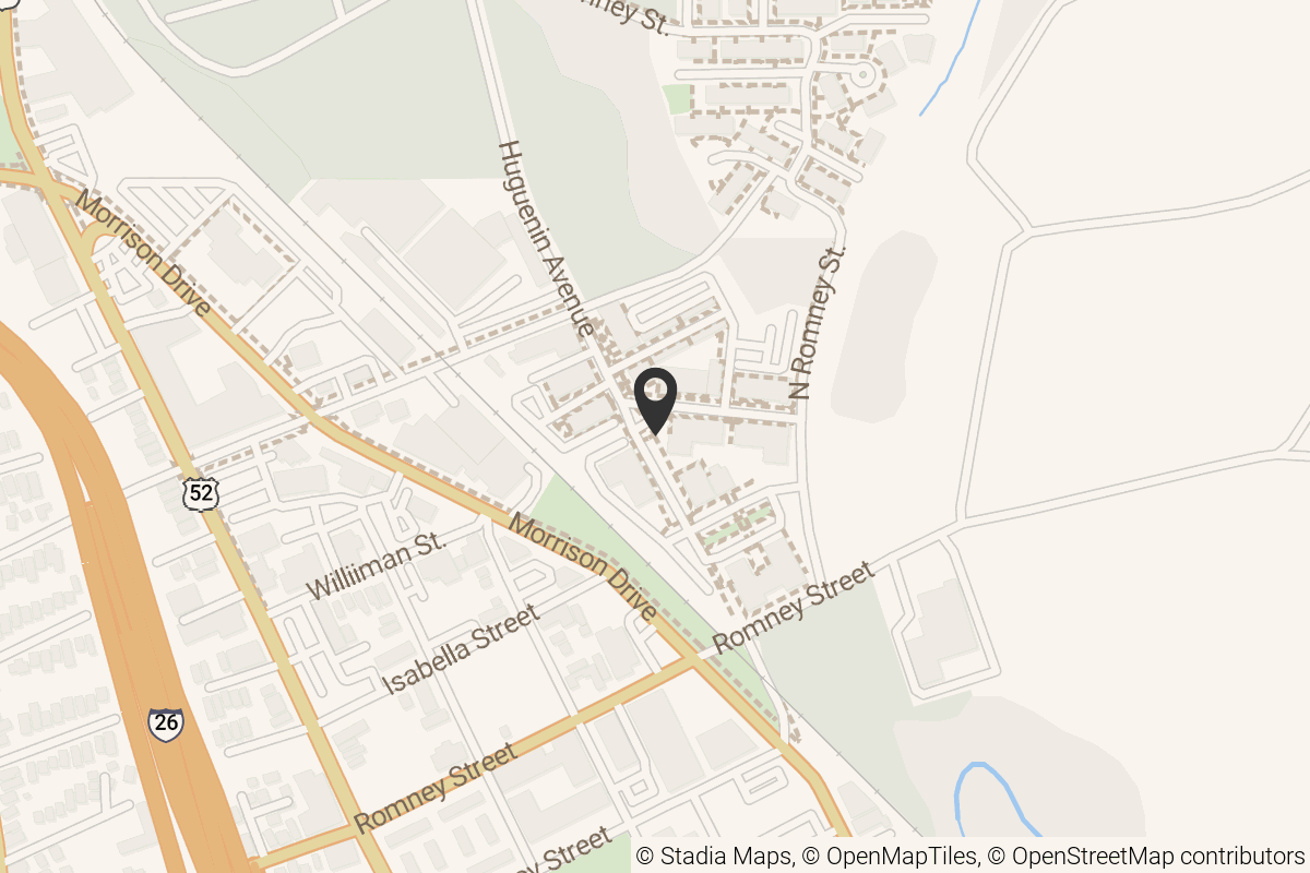 Map with location marker