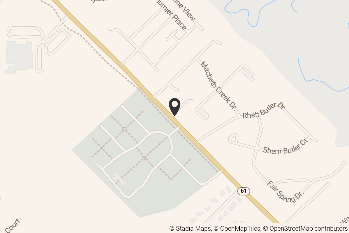 Map with location marker