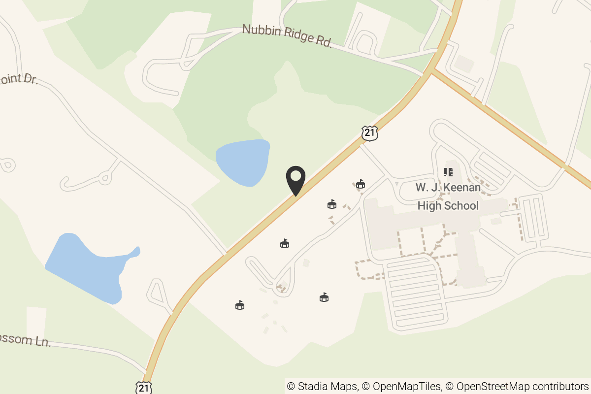 Map with location marker