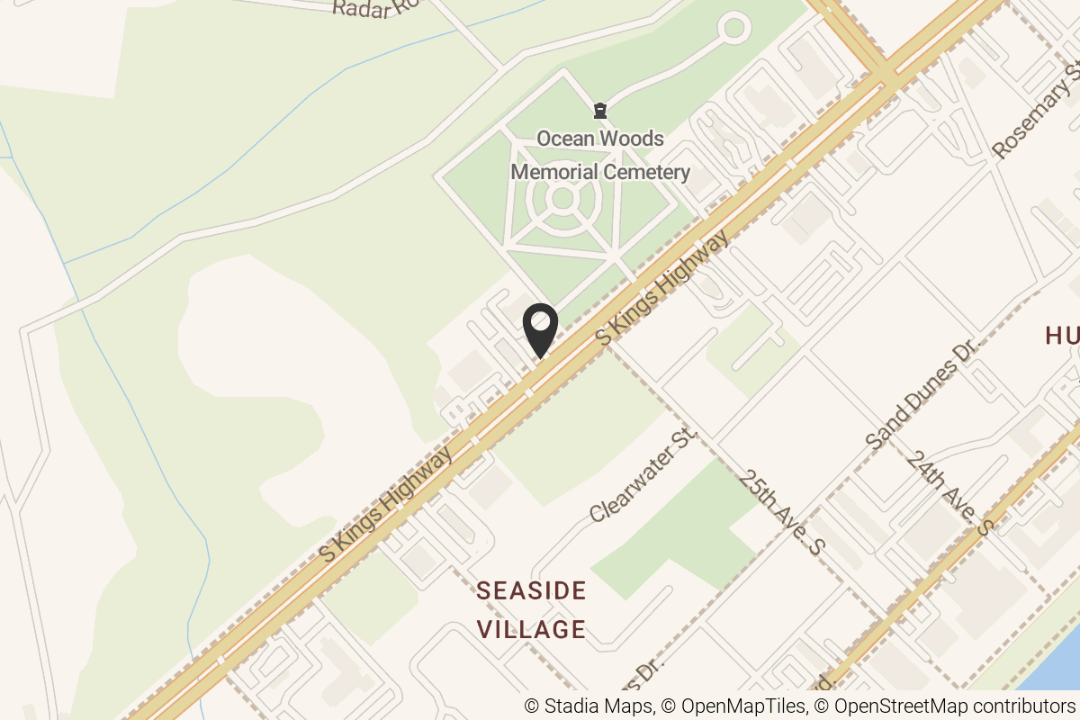 Map with location marker