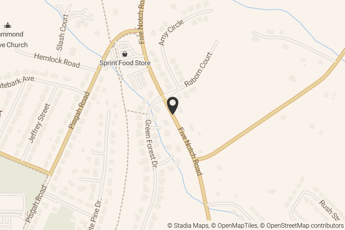 Map with location marker